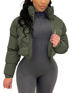 Sisu Couture's Gihuo Cropped Puffer Jacket Short Winter Coats - image 12