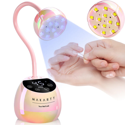 Sisu Couture's Elegant Cordless Gooseneck UV Nail Lamp in Glazed Pink - image 1