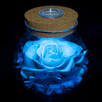 Sisu Couture's Preserved Real Roses With Colorful Mood Light Wishing Bottle - image 22