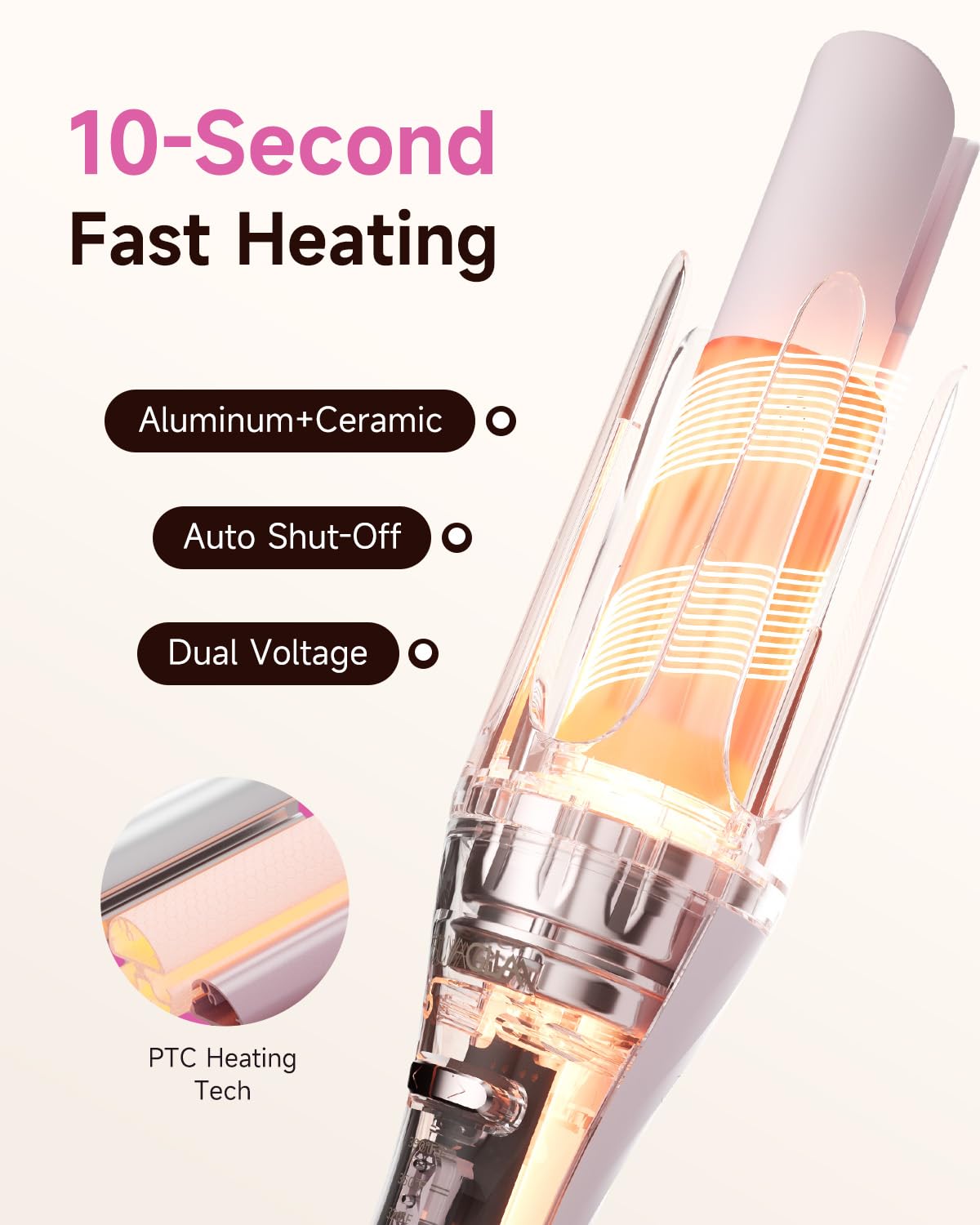 Sisu Couture's Tsuyagla 5 in 1 Automatic Curling Iron Set - image 12