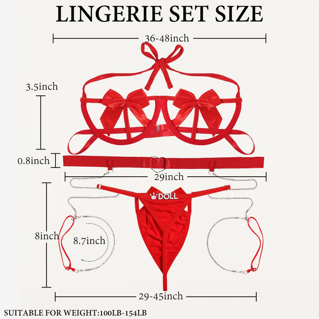 Sisu Couture's Sexy Bow Bra And Panty Set - image 16