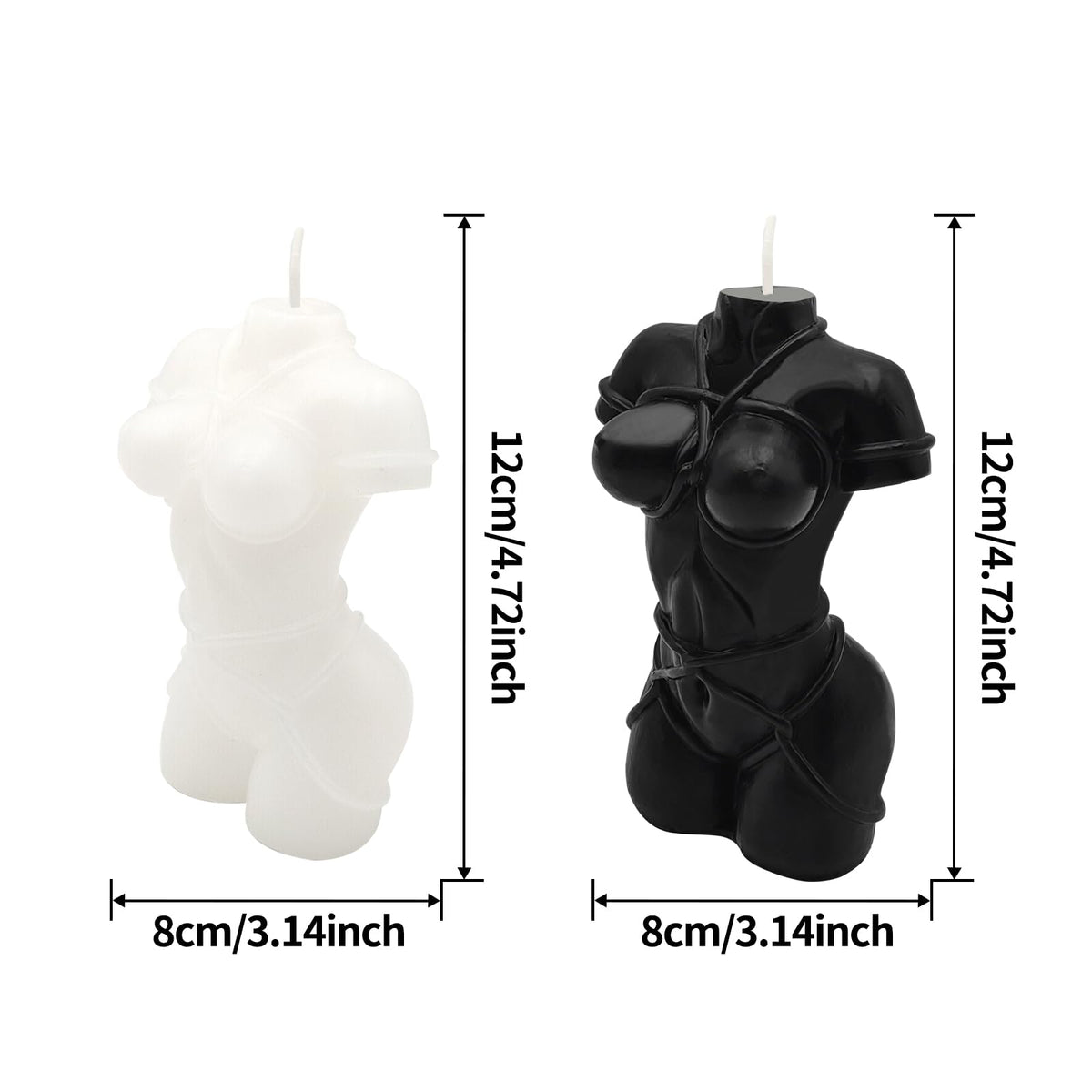 Sisu Couture's 2 Pcs Body Shaped Candle - image 10