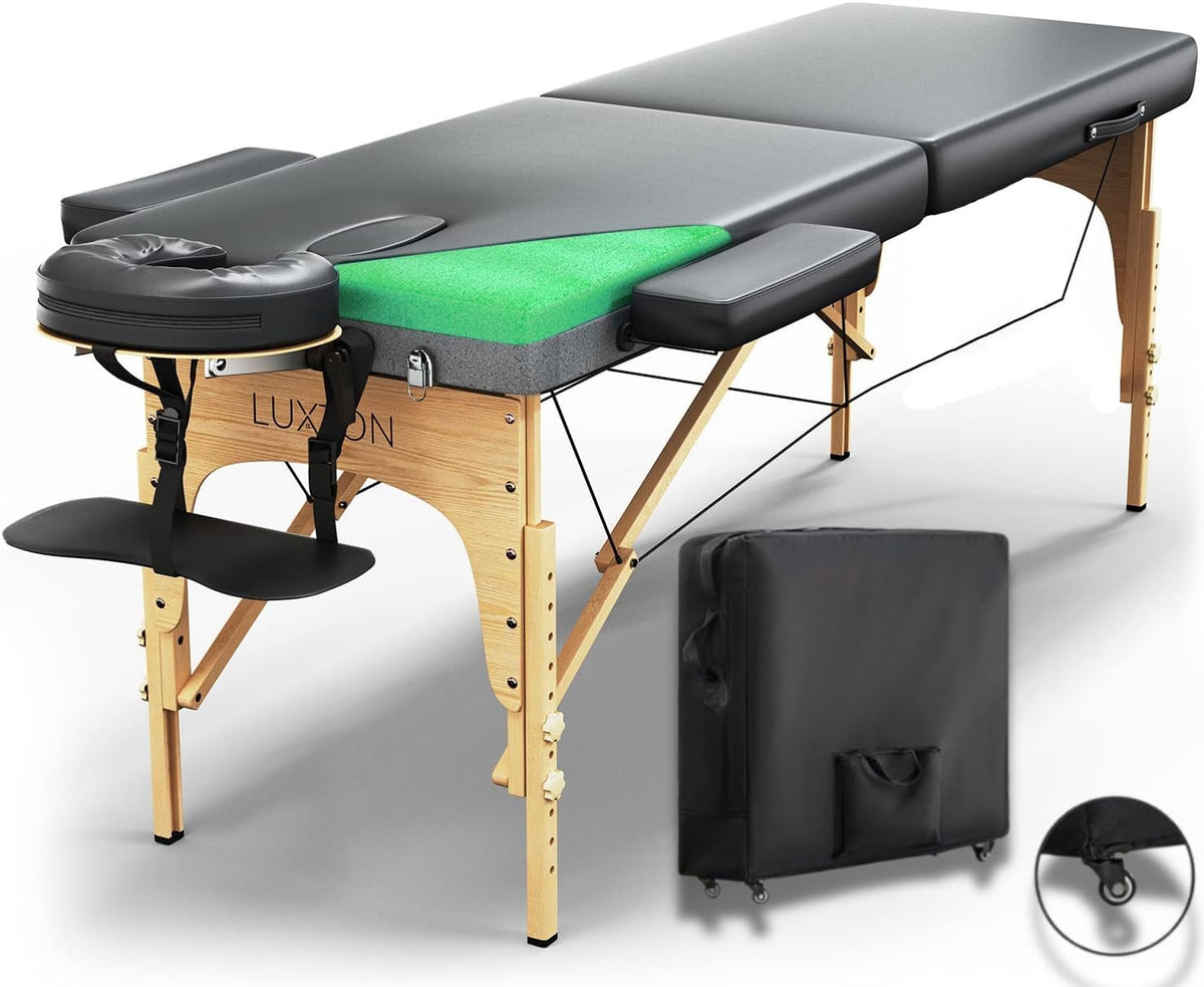 Sisu Couture's Premium Foam Massage Table Portable Foldable Massage Bed Height - image 21