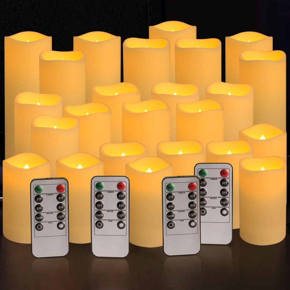 Sisu Couture's Yoroxrg Set of 24 Waterproof Outdoor Flameless Candles - image 1