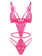 Sisu Couture's Kolagri One Piece Lace Bodysuit Lingerie Sexy Deep V - image 21
