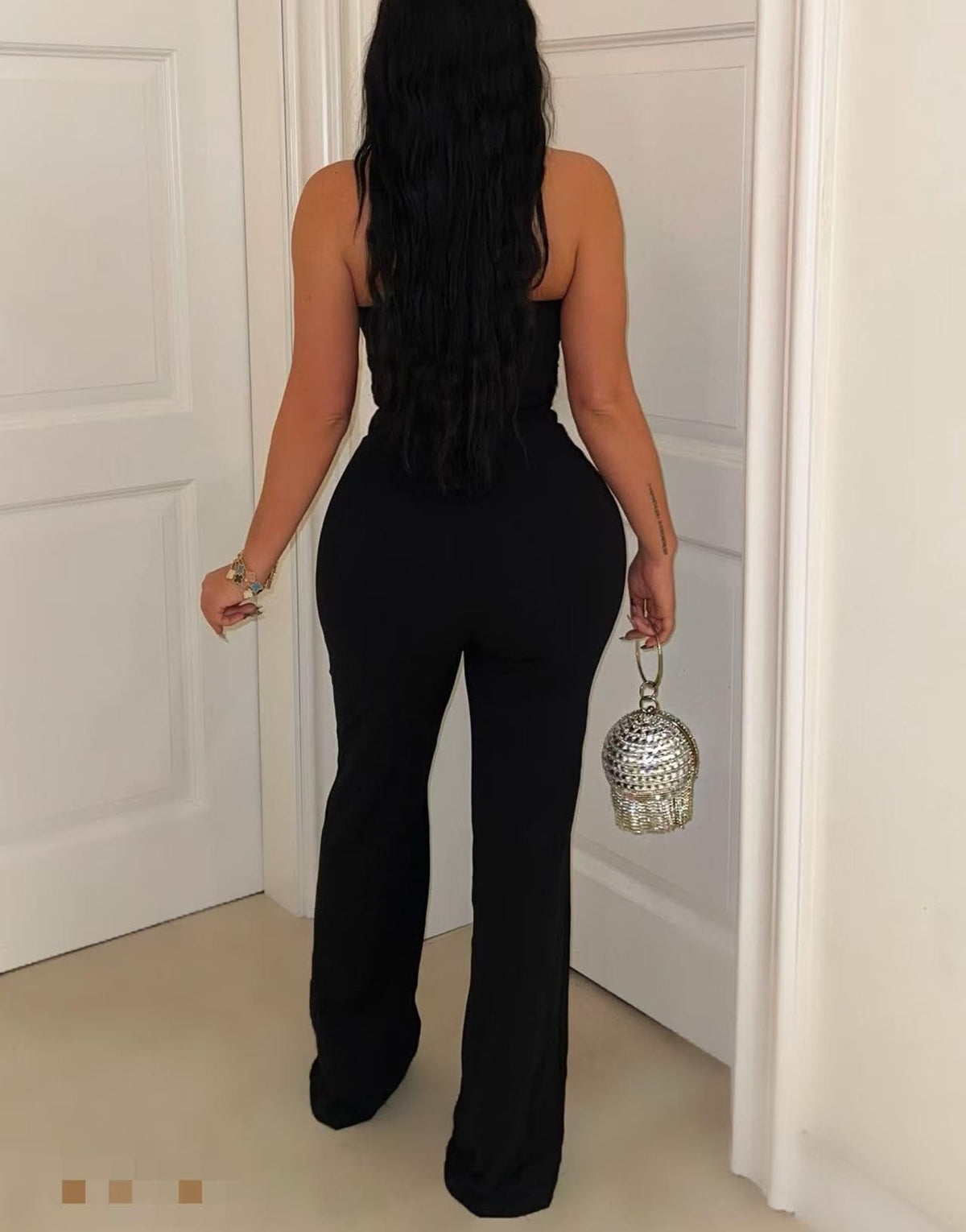 Sisu Couture's Elegant Jumpsuit Dressy Sexy Plus Size Wide Leg Pant - image 5