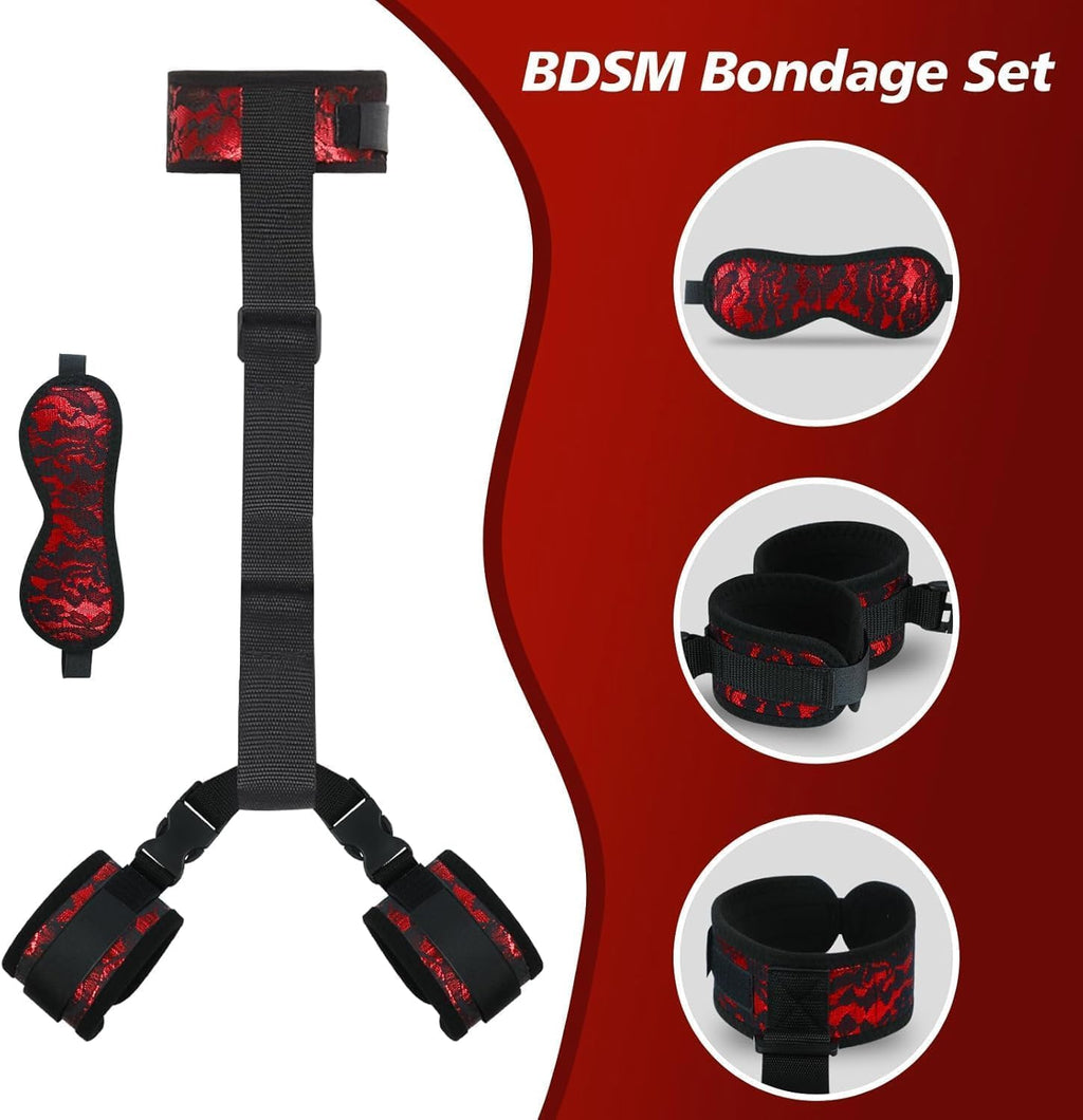 Sisu Couture's Handcuffs Set Bondaged Rope Cord & Rope Couple Toys - image 13