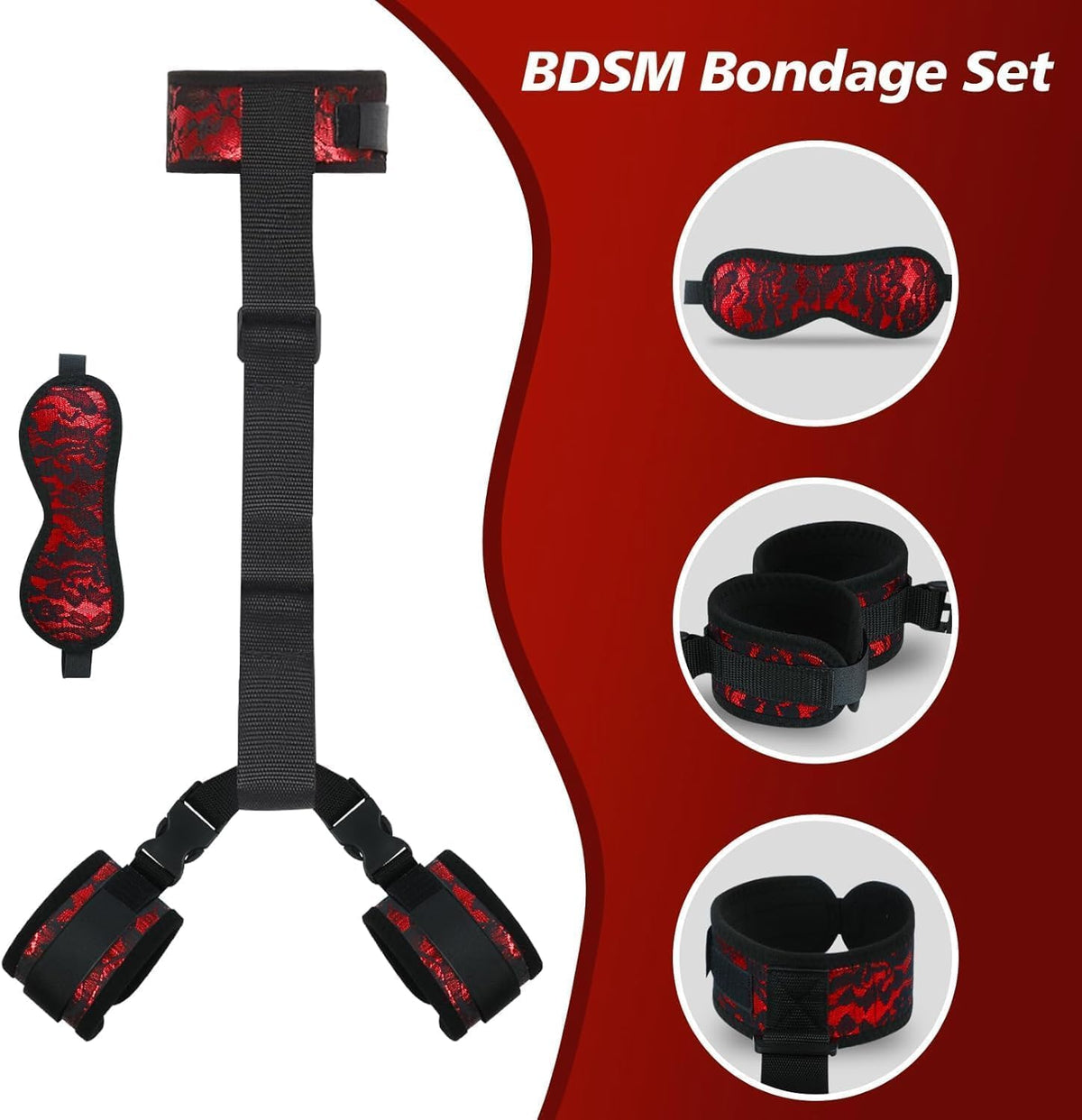 Sisu Couture's Handcuffs Set Bondaged Rope Cord & Rope Couple Toys - image 13