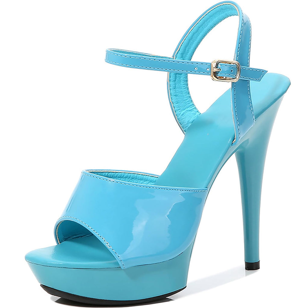Sisu Couture's Fish Mouth Platform Sexy High Heels Prom Sandals With - image 24