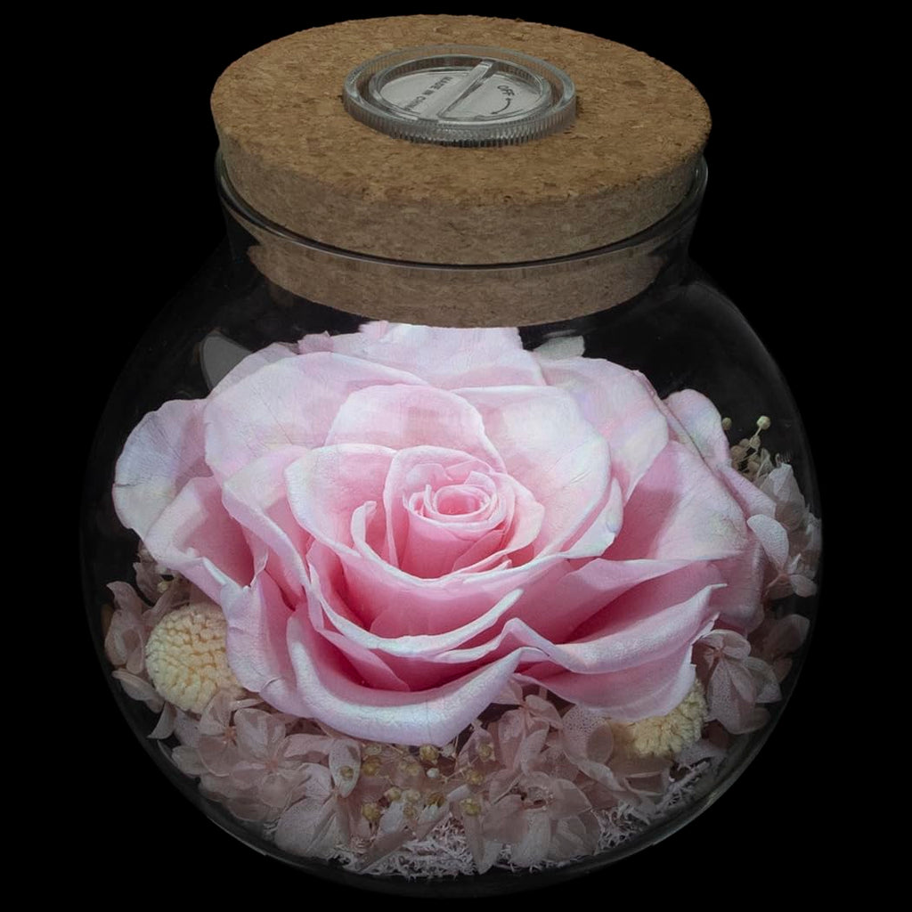 Sisu Couture's Preserved Real Roses With Colorful Mood Light Wishing Bottle - image 24