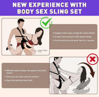 Sisu Couture's Bdsm Sex Bondage Restraints Thigh Harness Kit Handcuffs For - image 8