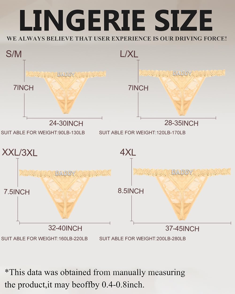 Sisu Couture's Sexy Underwear Lace Panties Sexy Thong With Funny Rhinestone - image 19