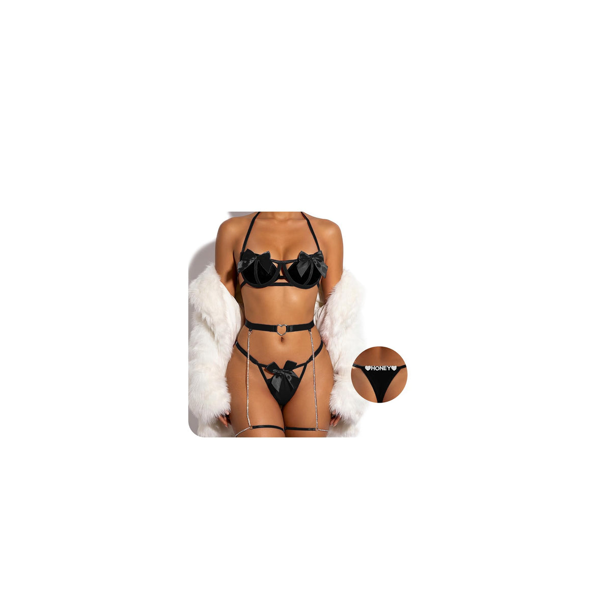Sisu Couture's Sexy Bow Bra And Panty Set - image 20