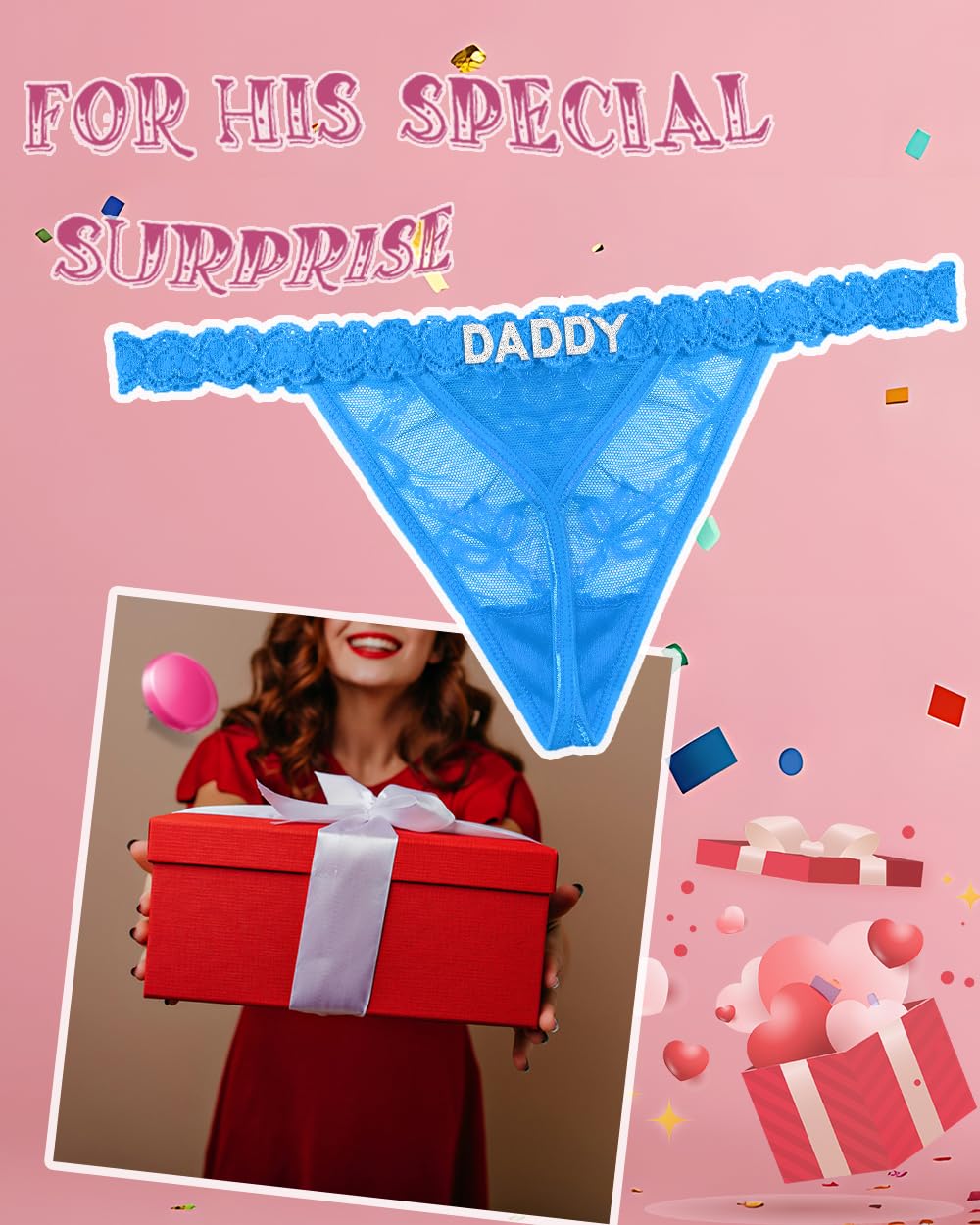 Sisu Couture's Sexy Underwear Lace Panties Sexy Thong With Funny Rhinestone - image 17