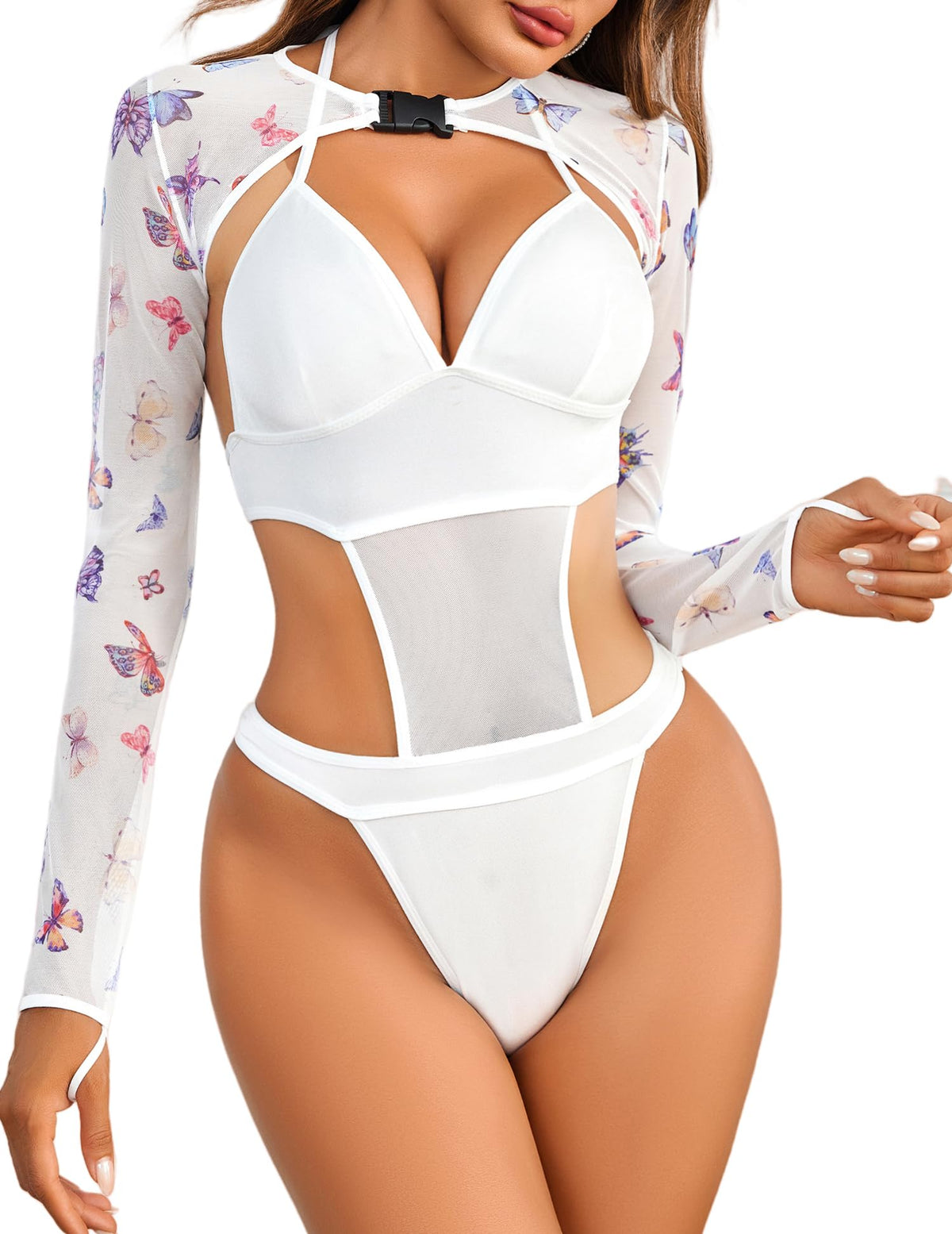 Sisu Couture's Avidlove Rave Outfits Festival Sexy Lingerie Bodysuit 2 Piece - image 21