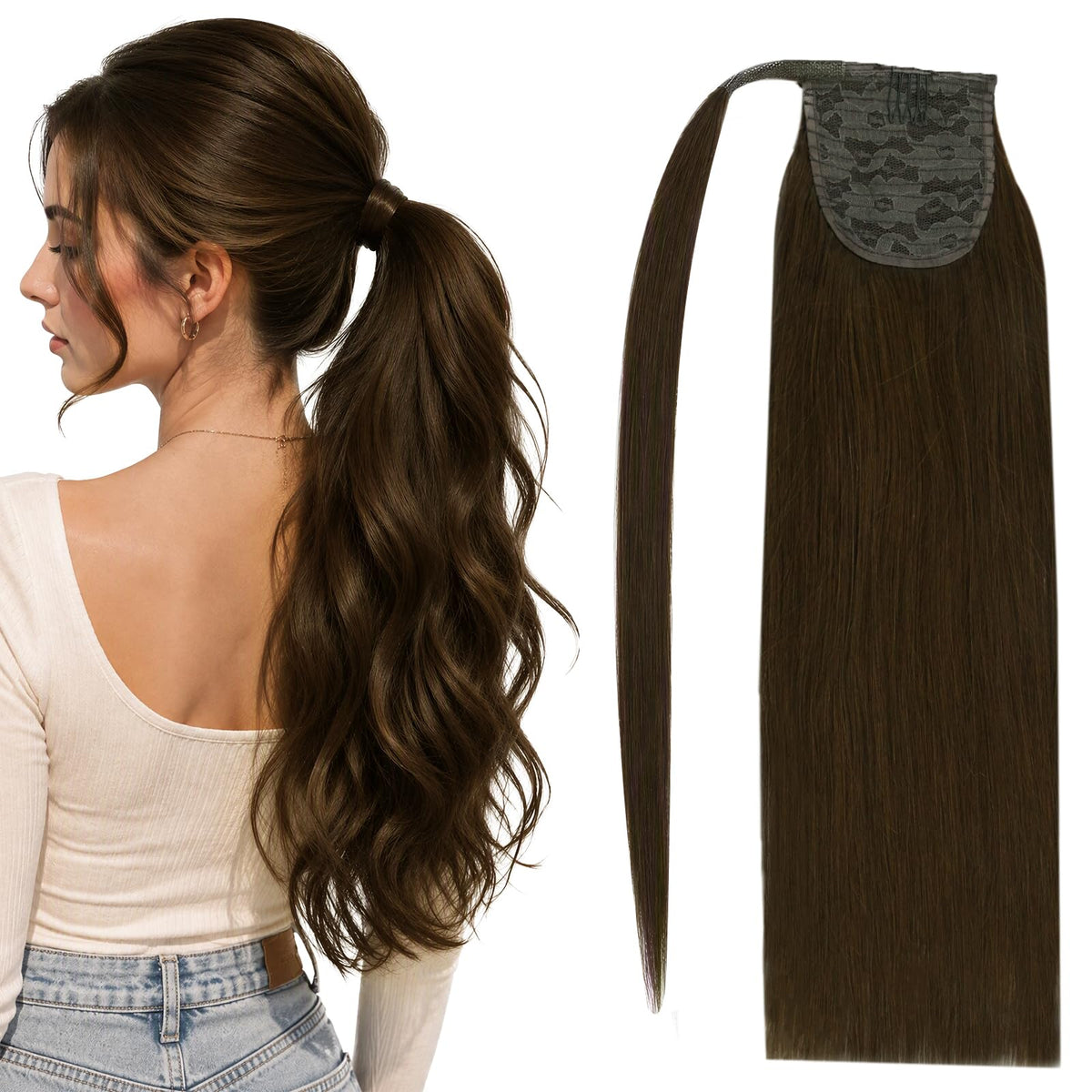 Sisu Couture's Full Shine Real Hair Ponytail Extension - image 22