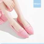 Sisu Couture's Obtaom Pointy Toe Loafer Flat Comfortable Faux Suede Work - image 19