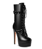 Sisu Couture's Stunning Lace-Up Stiletto Boots - image 9