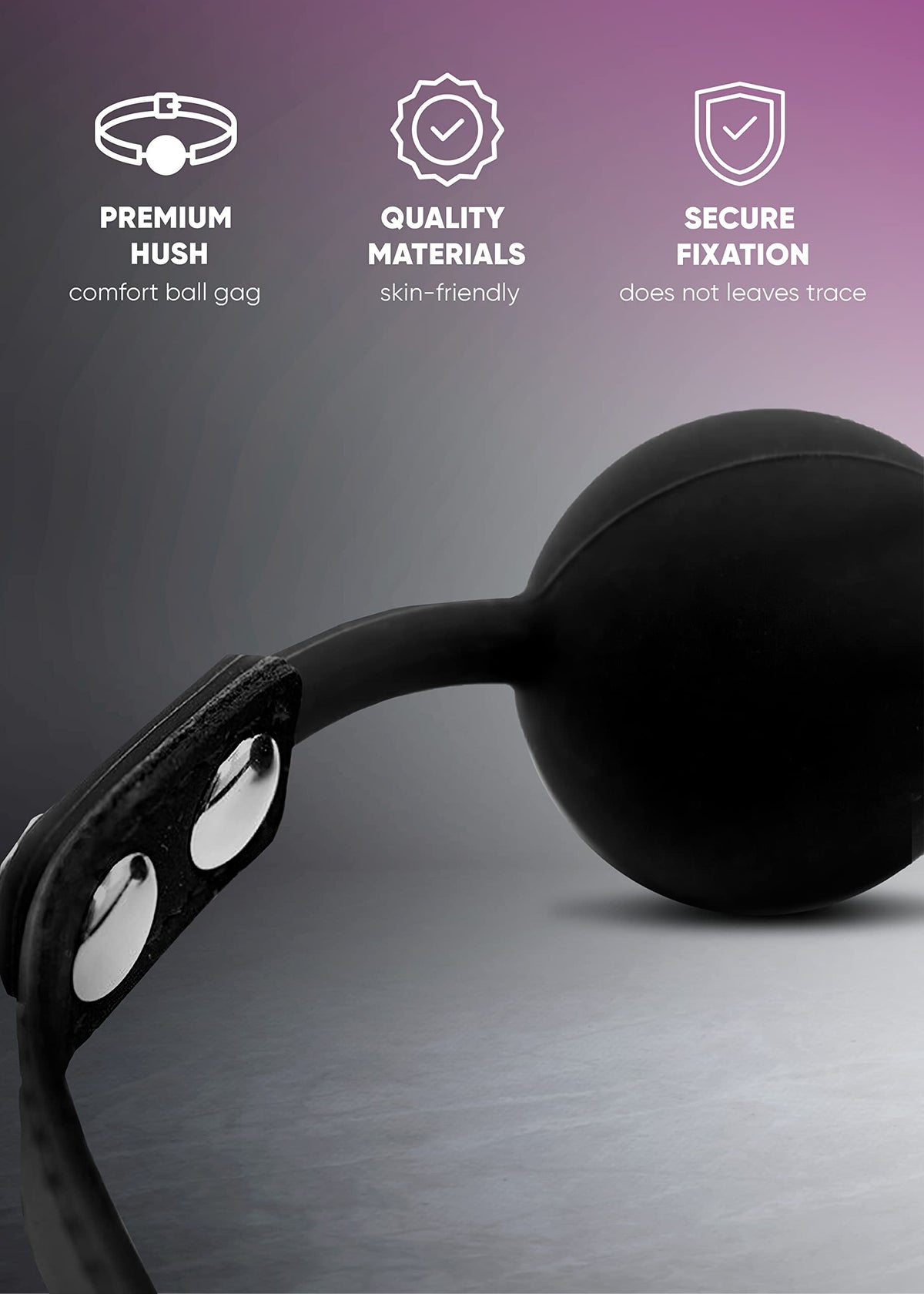 Sisu Couture's Silicone Mouth Ball Plug With Adjustable Strap - image 16