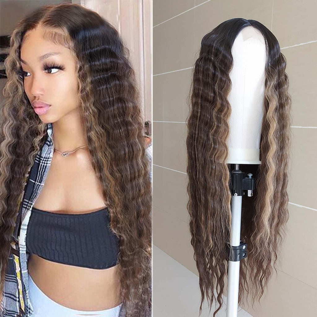 Sisu Couture's Instastyle 30 Inch Synthetic Curly Wigs Long Black Hair - image 22