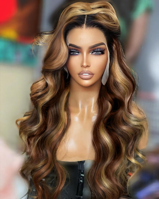 Sisu Couture's Synthetic Lace Front Wig 13x6 HD Lace Wig Highlight - image 1