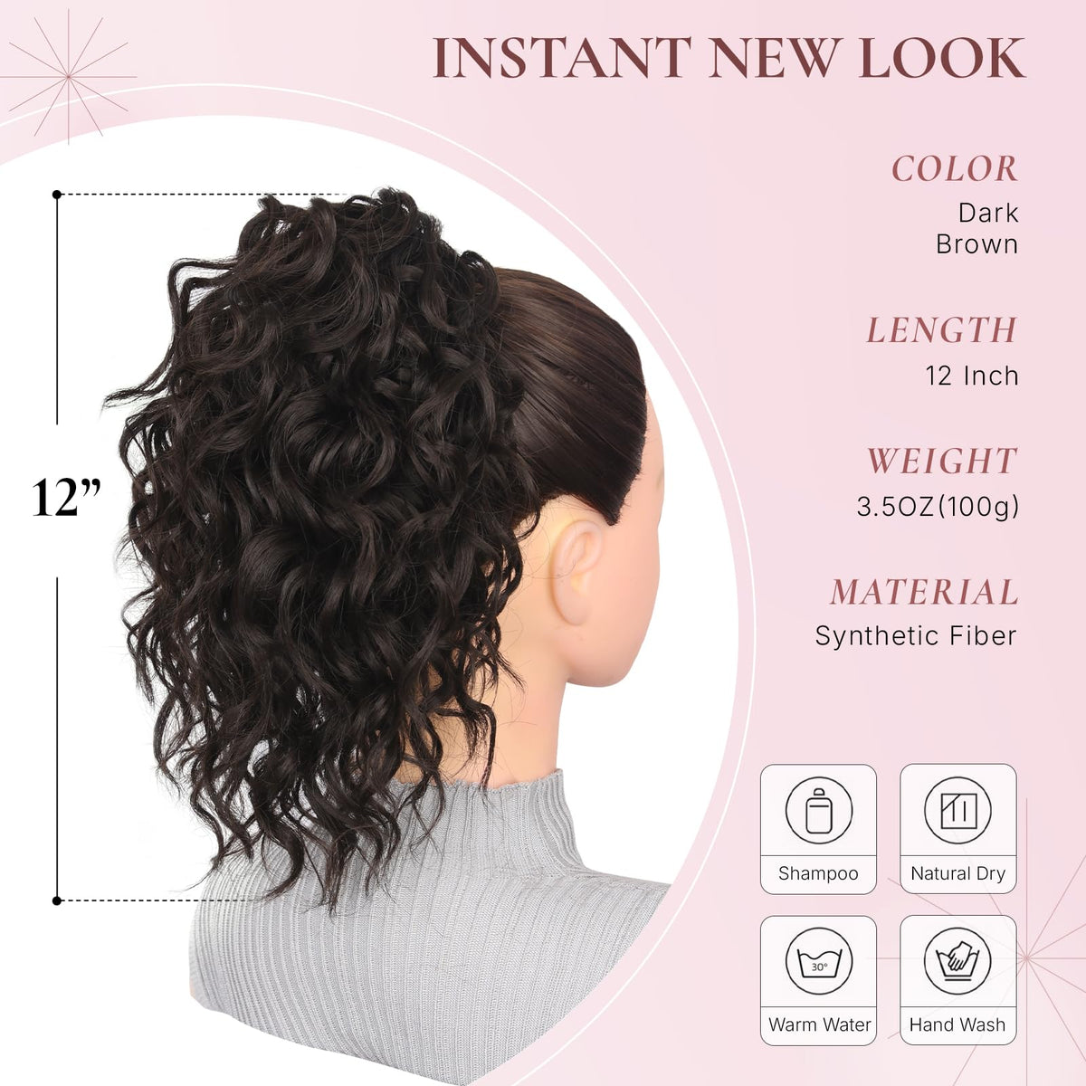 Sisu Couture's 12 Inch Ponytail Extension - image 14