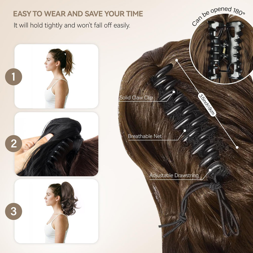 Sisu Couture's Zqian Beauty 14 Inch Blonde Ponytail Extension - image 16