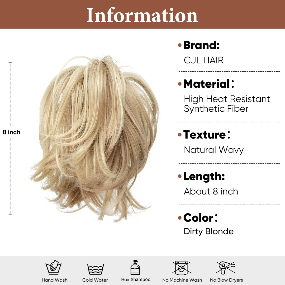 Sisu Couture's Cjl Hair Claw Clip Short Ponytail Hair Extensions Diy - image 14