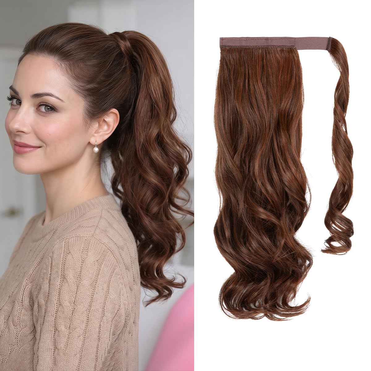 Sisu Couture's Cjl Hair 18" Long Ponytail Hair Extension Wrap Around - image 19