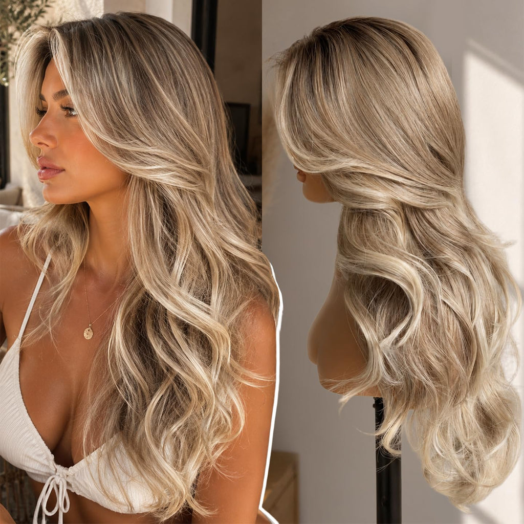 Sisu Couture's Kome Lumi Blonde Layered 13x4 Synthetic Lace Front Wig - image 19