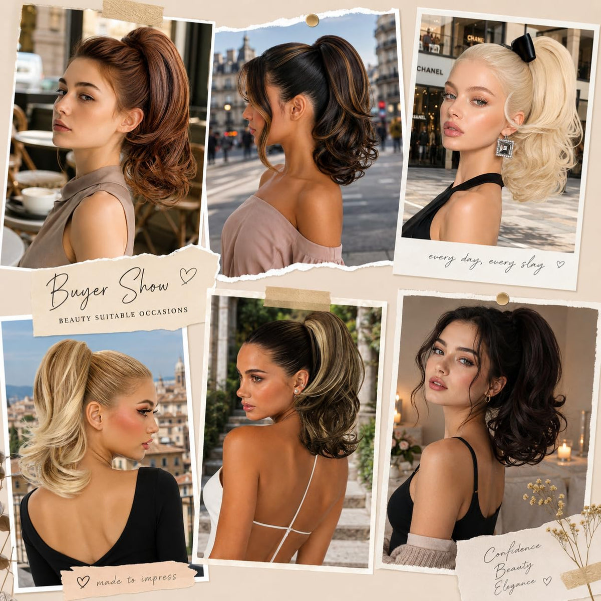 Sisu Couture's Zqian Beauty 14 Inch Blonde Ponytail Extension - image 17