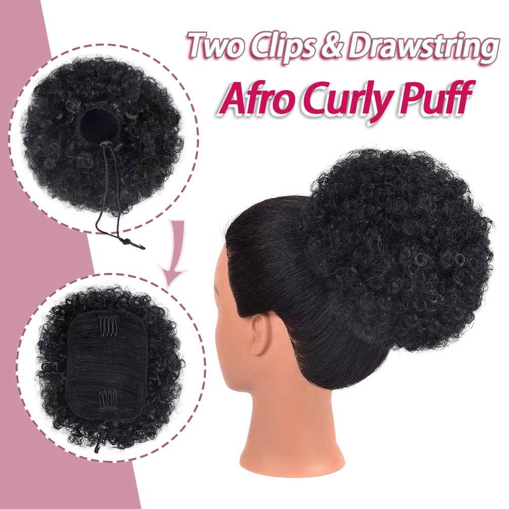 Sisu Couture's Rosmile Afro Puff Drawstring Ponytail Extension For Black - image 16