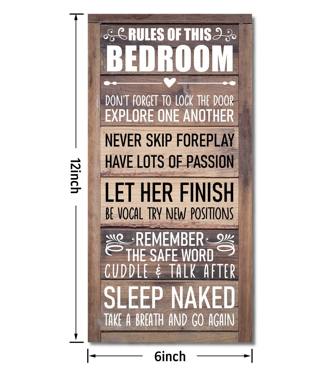 Sisu Couture's Bedroom Rules Home Signs Decor - image 7