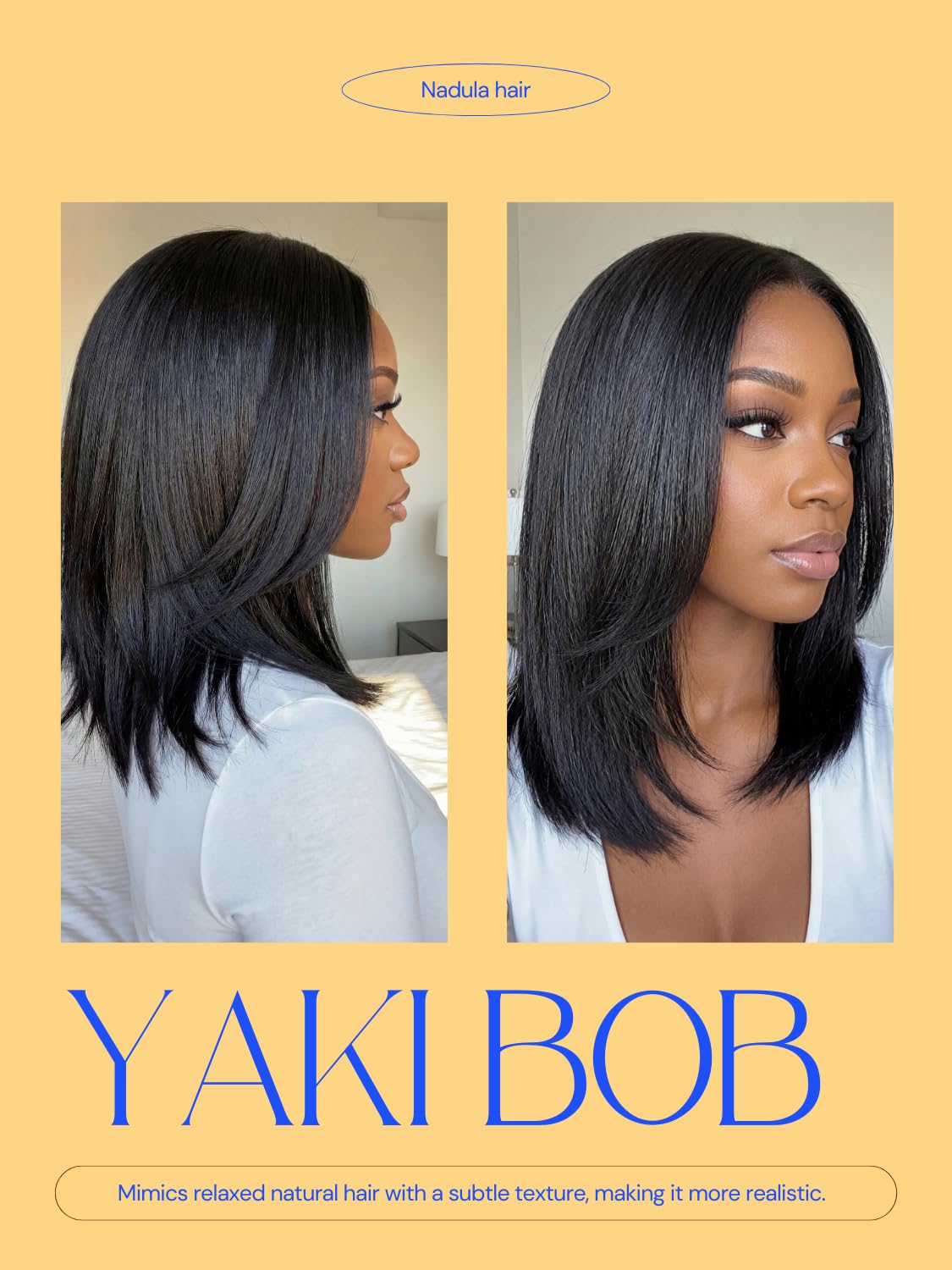 Sisu Couture's Nadula Yaki Straight Bob Drawstring Wig Human Hair - image 21