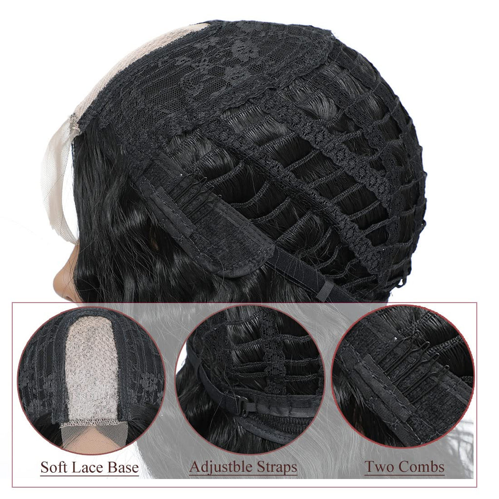 Sisu Couture's Instastyle 30 Inch Synthetic Curly Wigs Long Black Hair - image 18