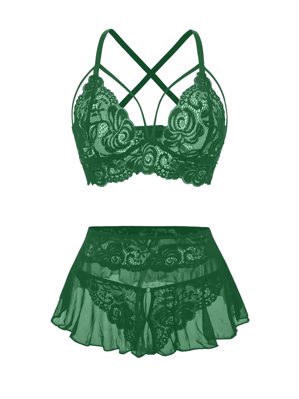 Sisu Couture's Sexy Lingerie Set 3 Piece Outfit Bra With Thong - image 21