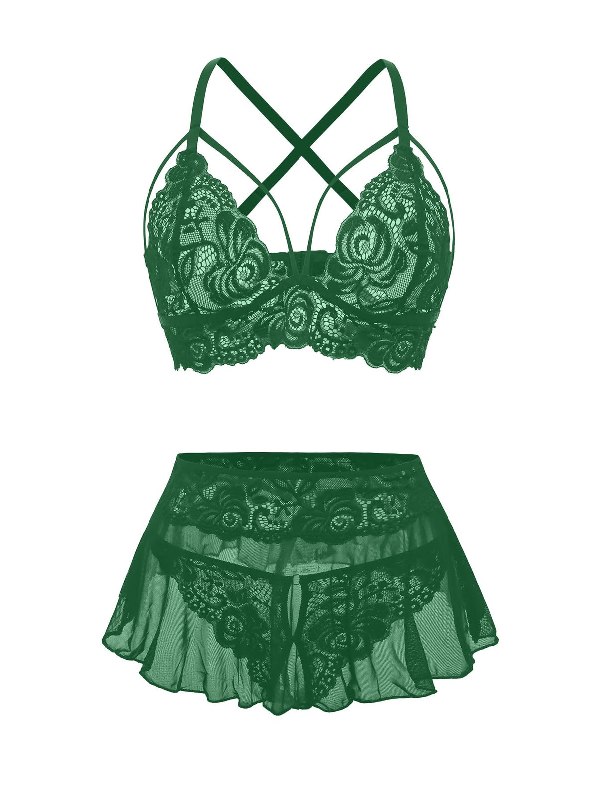 Sisu Couture's Sexy Lingerie Set 3 Piece Outfit Bra With Thong - image 21