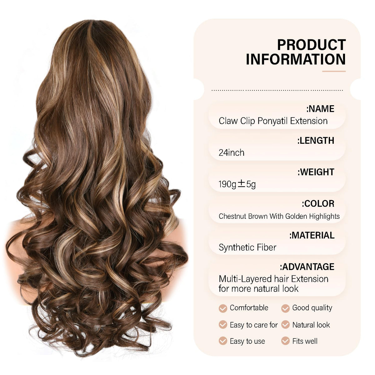 Sisu Couture's 24 Inch Ponytail Extension - image 17