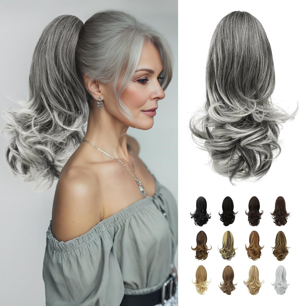Sisu Couture's Sofeiyan 13" Ponytail Extension Long Curly Ponytail Clip in - image 18