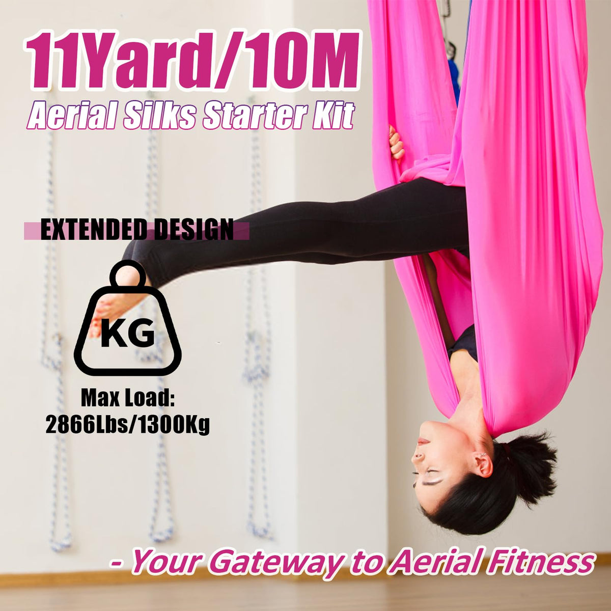 Sisu Couture's Aerial Silks Kit & Aerial Yoga Hammock - image 14