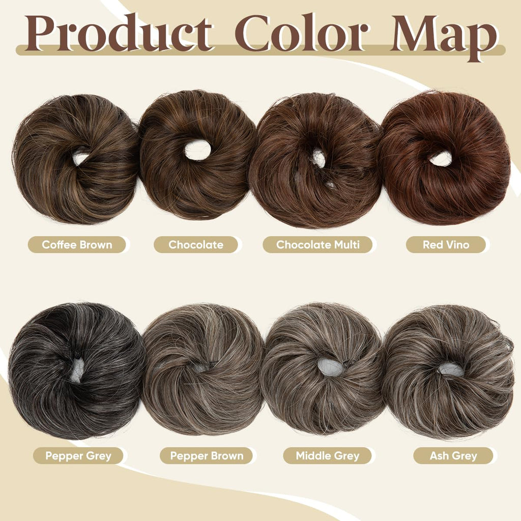 Sisu Couture's Cjl Hair 2pcs Small Cute Messy Bun Hair Piece - image 15