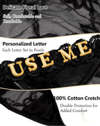 Sisu Couture's Sexy Underwear Lace Panties Sexy Thong With Funny Rhinestone - image 16