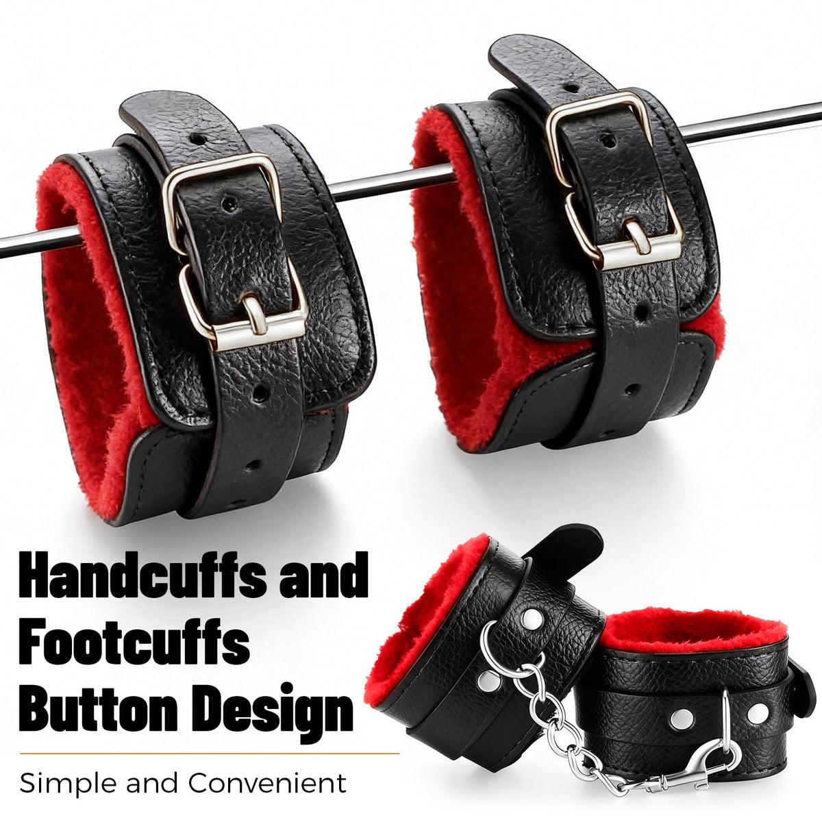 Sisu Couture's 10 Piece Set Flexible Bondaged Bed Tie Downs Kit - image 9