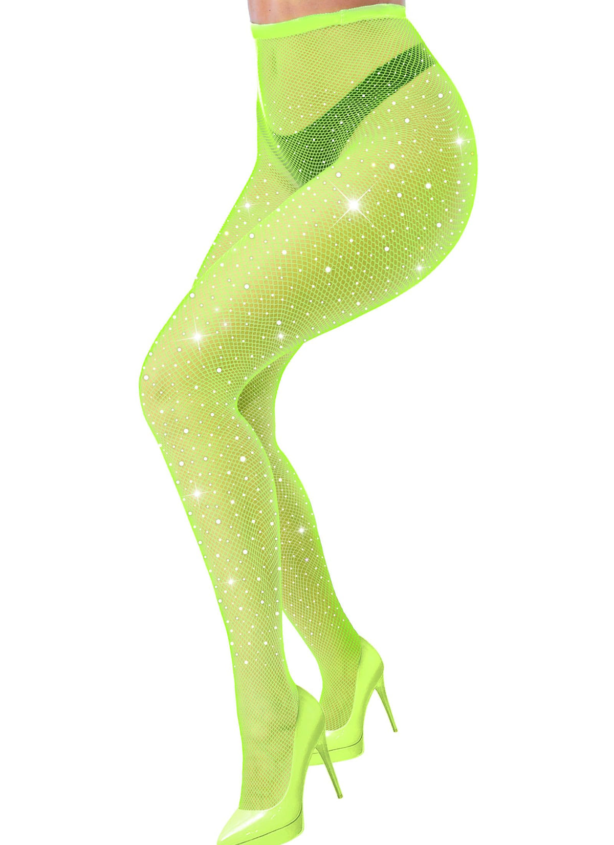 Sisu Couture's Vebzin Sparkly Fishnets Stockings High Waist Tights - image 20