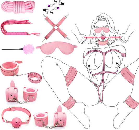 Sisu Couture's 10 Piece Set Flexible Bondaged Bed Tie Downs Kit - image 1
