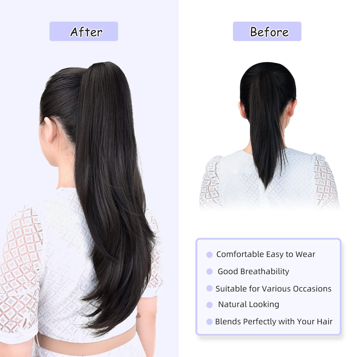 Sisu Couture's Claw Clip Ponytail Extension - image 16