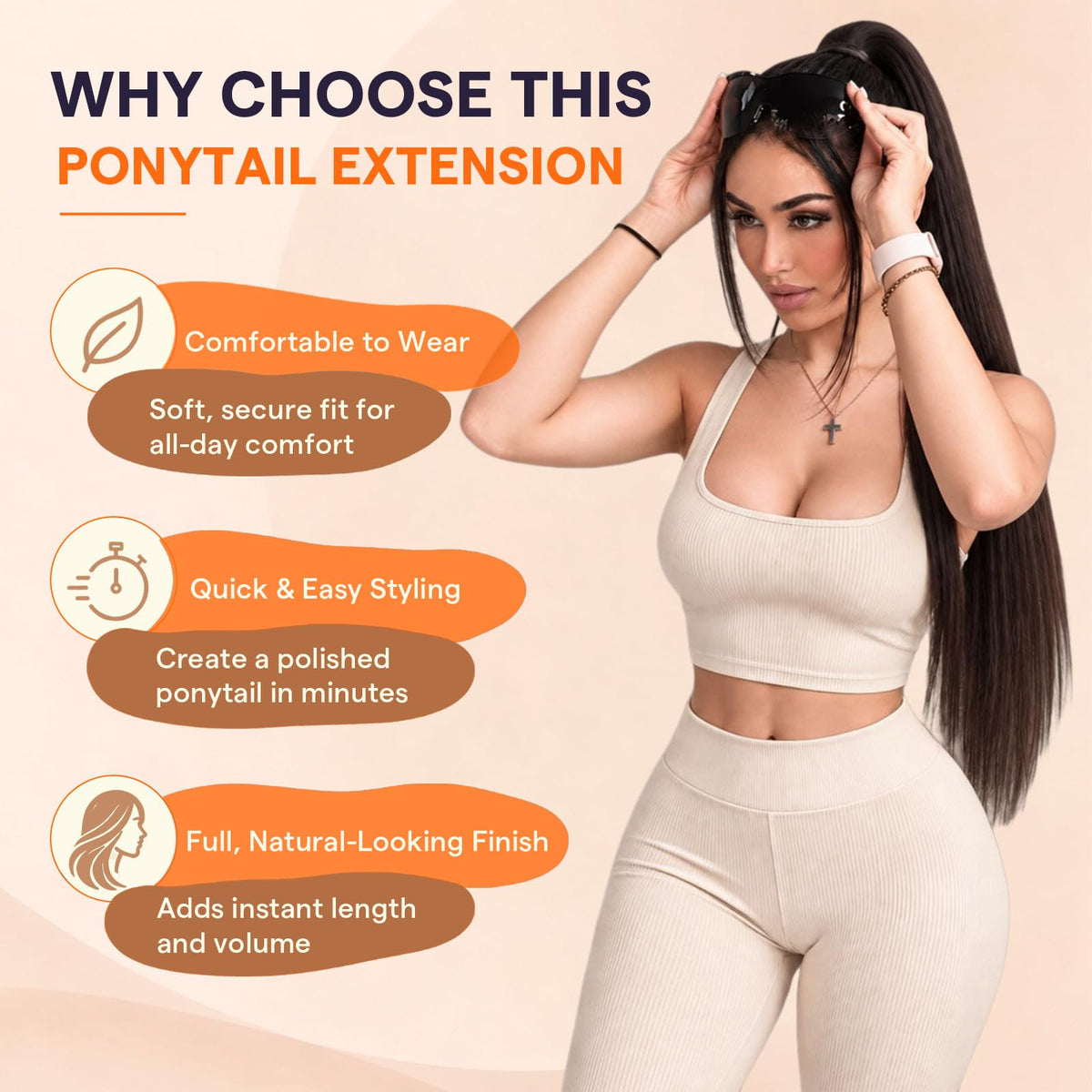 Sisu Couture's Full Shine Real Hair Ponytail Extension - image 16