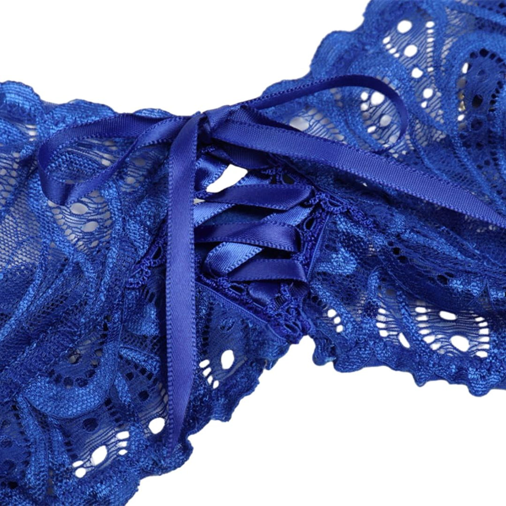 Sisu Couture's Lilosy Sexy Lingerie Outfit Set 3 Piece With Garter - image 17