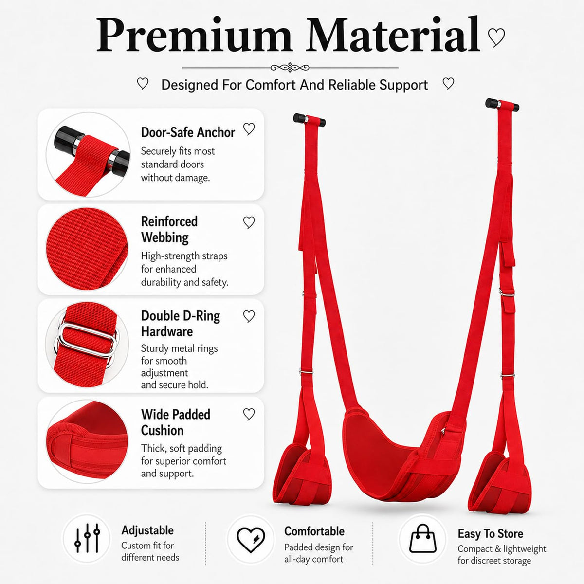 Sisu Couture's 10 Piece Set Flexible Bondaged Bed Tie Downs Kit - image 17
