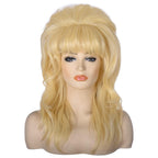Sisu Couture's Long Blonde Curly Wig With Bangs Retro Country Diva - image 22